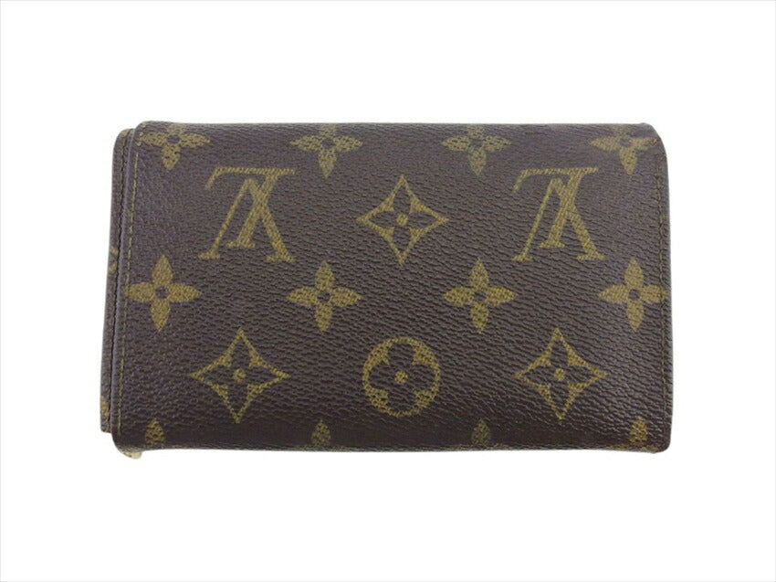 LOUIS VUITTON Long Wallet Purse M61730 Monogram canvas Brown beige Porte Monnaie-Viet-TrÃ©sors (old)