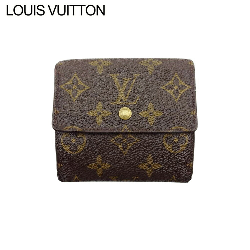 LOUIS VUITTON Bifold Wallet M61652 Brown beige gold Porte Monnaie Billets Cartes Credit