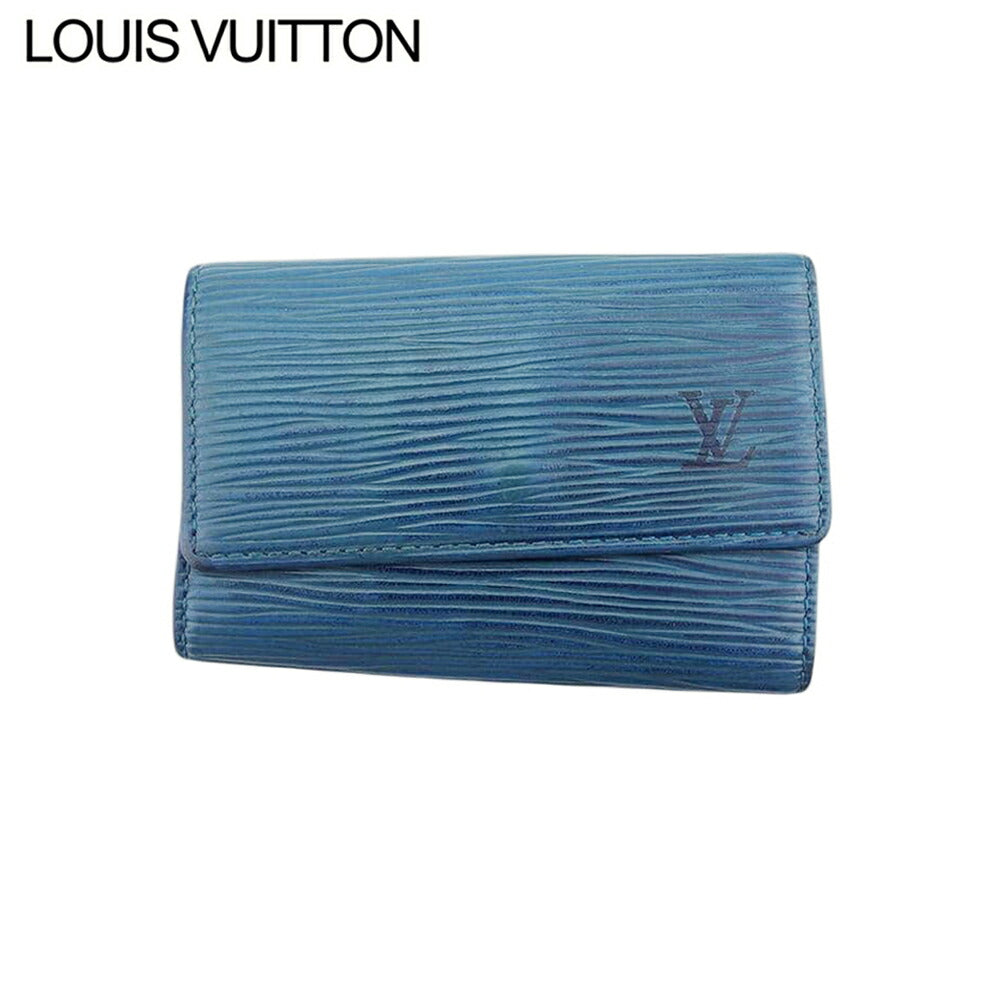 LOUIS VUITTON Key case Key holder  blue