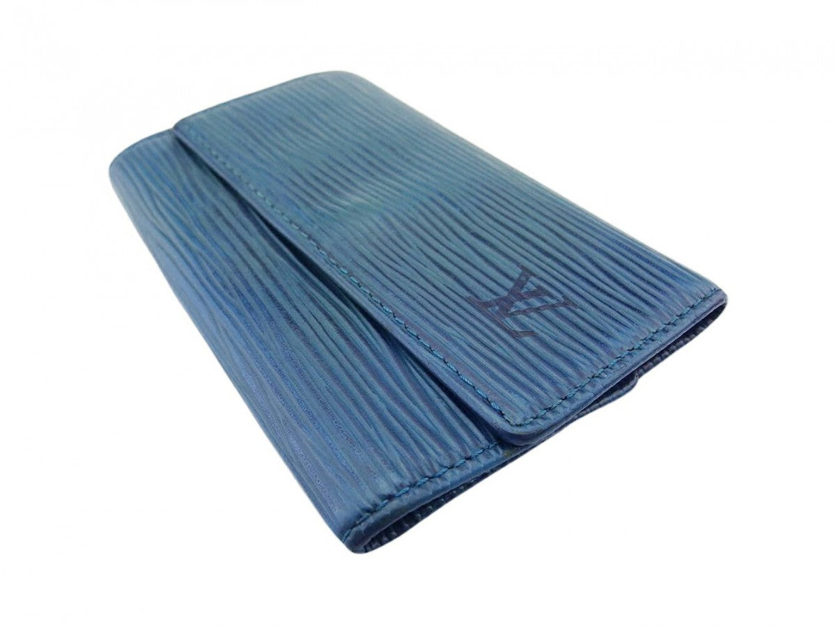 LOUIS VUITTON Key case Key holder  blue