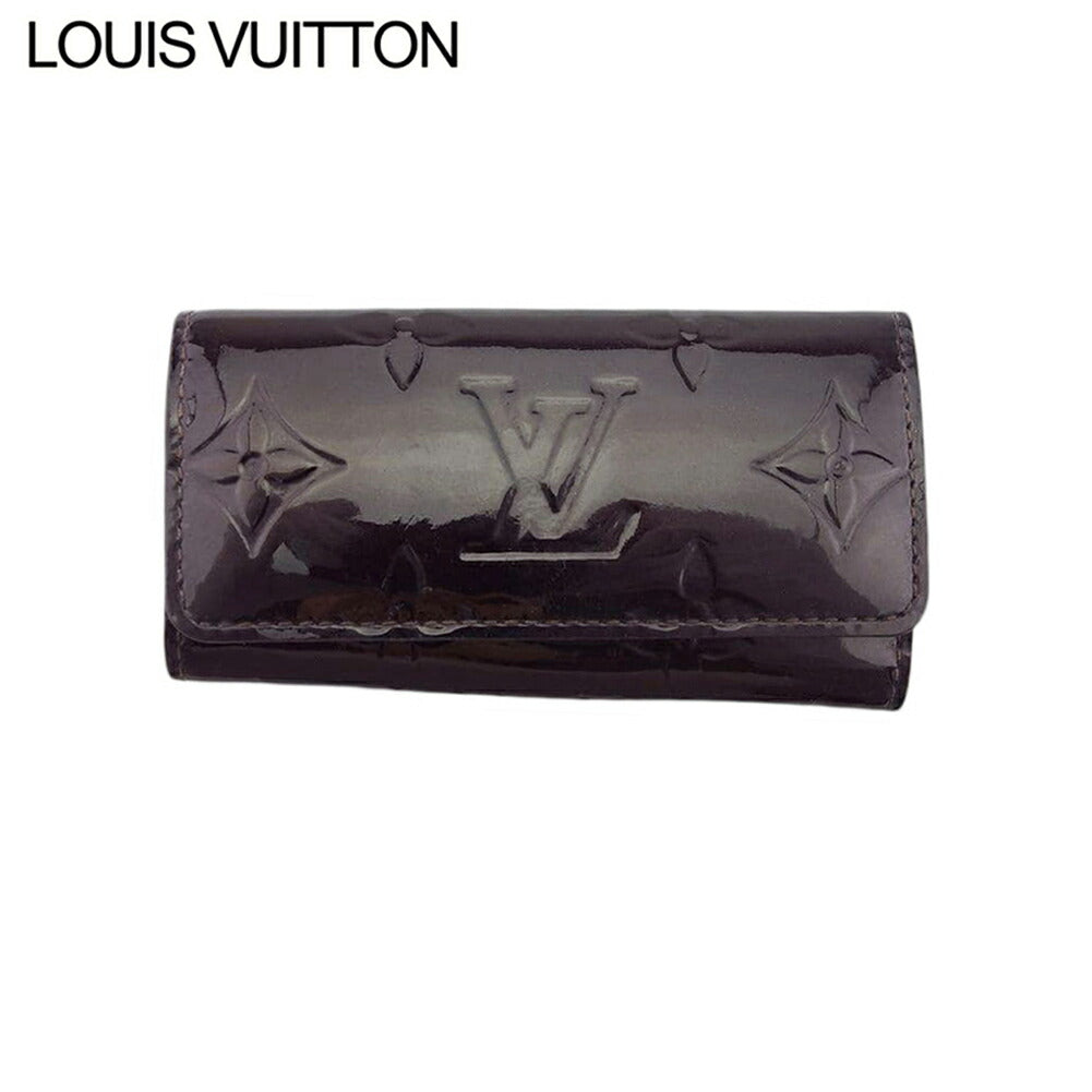 LOUIS VUITTON Key case Key holder  Allamand (Purple) Gold
