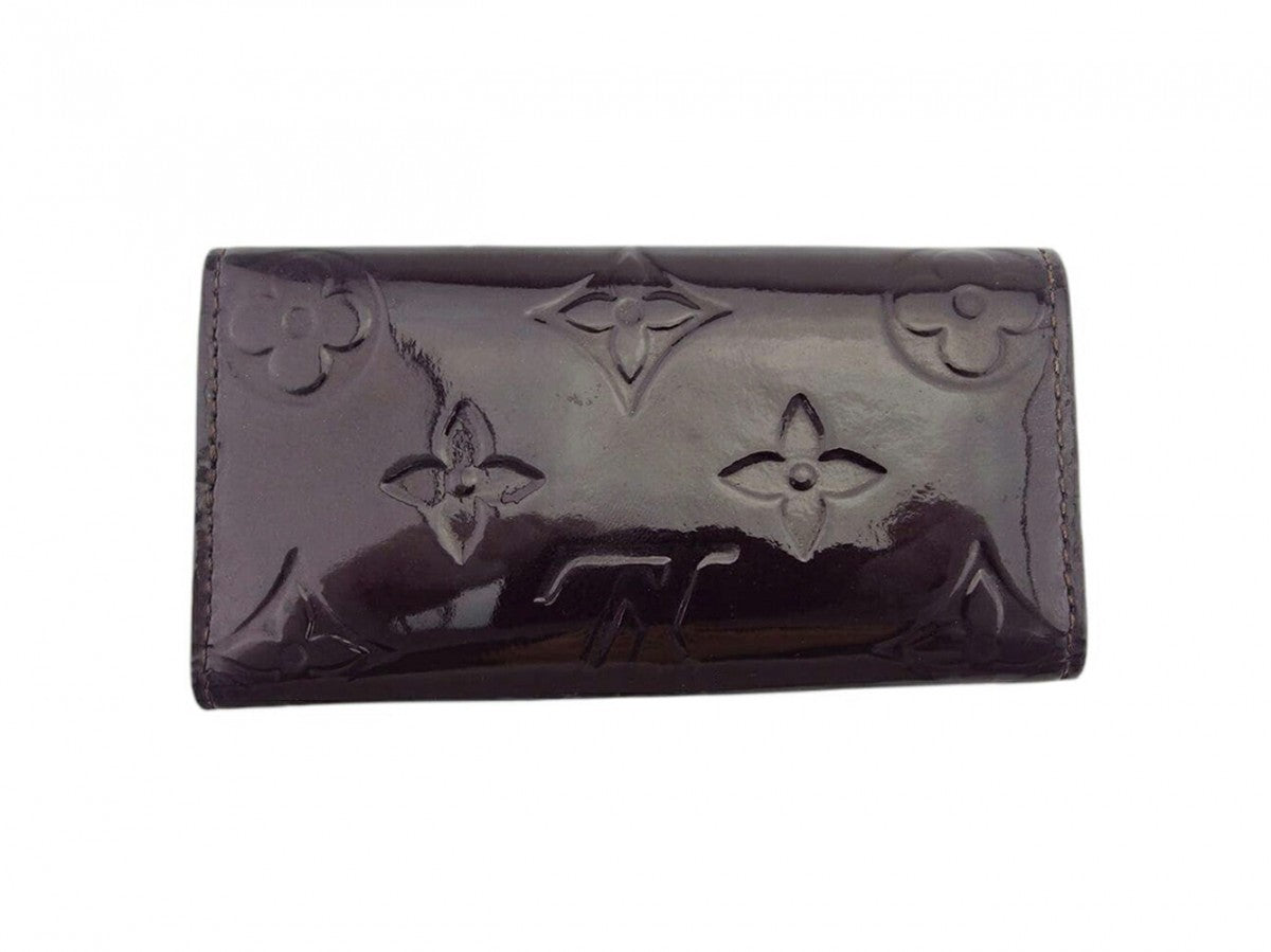 LOUIS VUITTON Key case Key holder  Allamand (Purple) Gold