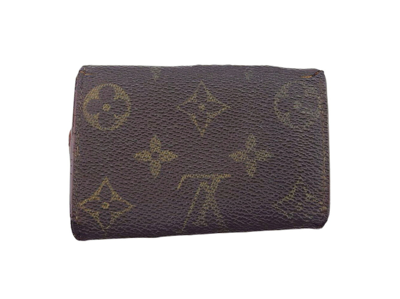 LOUIS VUITTON Key case Key holder  Brown light brown Multicles6