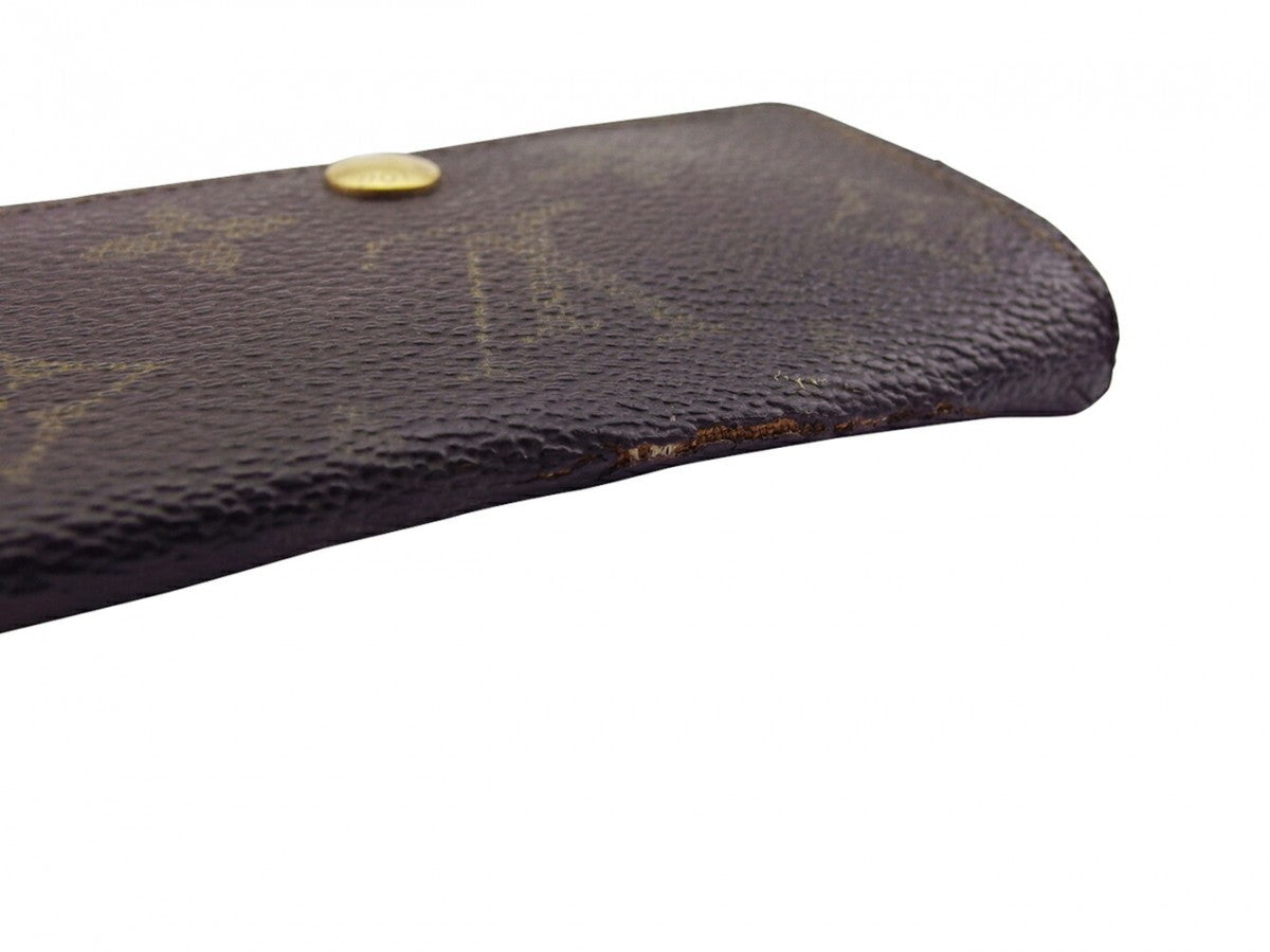 LOUIS VUITTON Key case Key holder  Brown light brown Multicles6