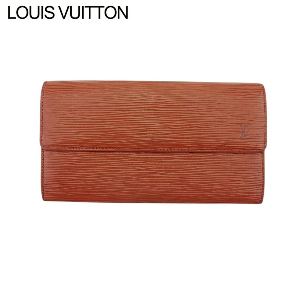 LOUIS VUITTON Long Wallet Purse light brown Pochette Porto MonÃÂ©credi
