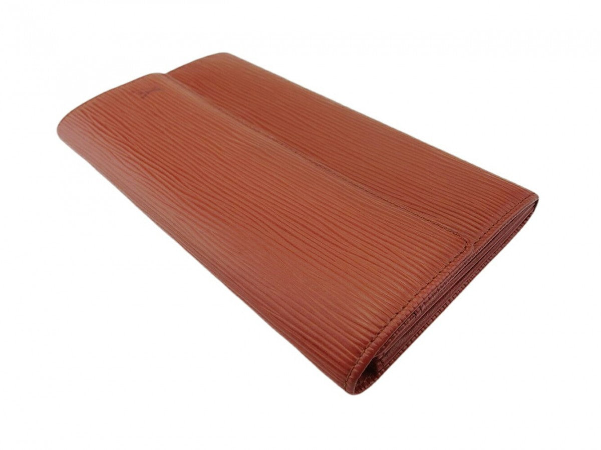 LOUIS VUITTON Long Wallet Purse light brown Pochette Porto MonÃÂ©credi