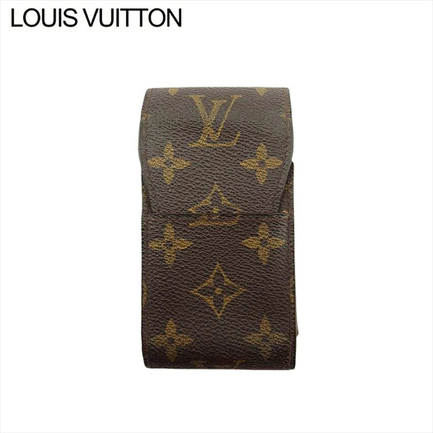 LOUIS VUITTON Cigarette case M63024 Brown Light Brown Etui cigarette