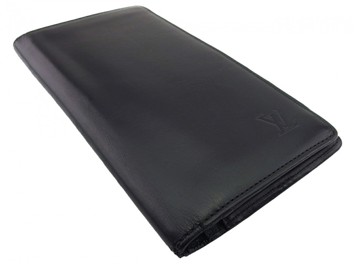 LOUIS VUITTON Bill Compartment M85401 black Porte Valeursã»12Cartes Crdit