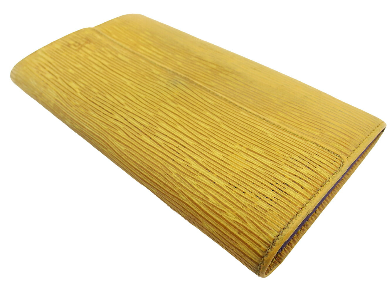 LOUIS VUITTON Long Wallet Purse M63579 Tassiri Yellow Pochette Porto MonÃÂ©credi