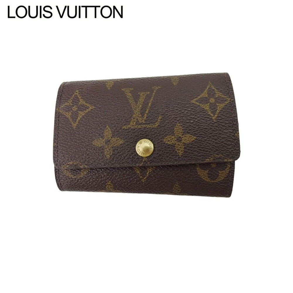 LOUIS VUITTON Key case Key holder  M62630 Brown beige gold Multicles6