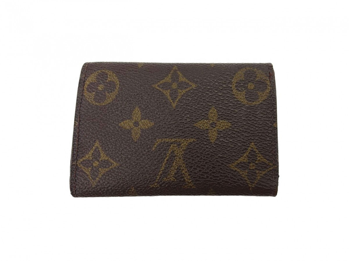 LOUIS VUITTON Key case Key holder  M62630 Brown beige gold Multicles6