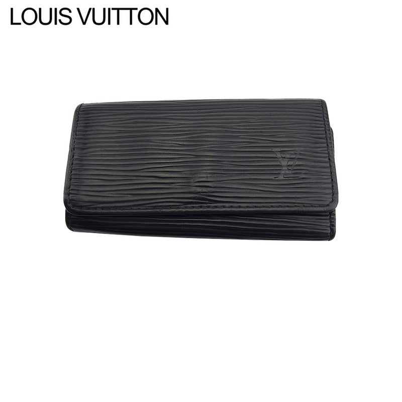 LOUIS VUITTON Key case Key holder  M63822 Black gold Multicles4