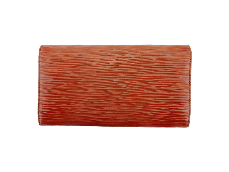 LOUIS VUITTON Long Wallet Purse M63573 Brown gold Pochette Porto MonÃÂ©credi