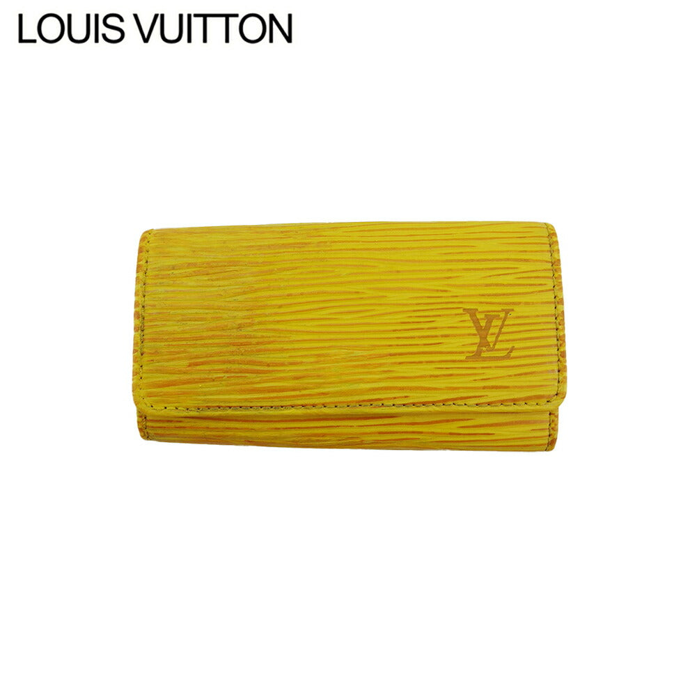LOUIS VUITTON Key case Key holder  Yellow Purple Gold