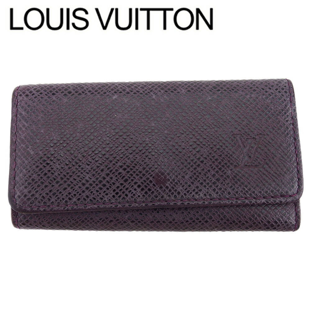 LOUIS VUITTON Key case Key holder  M30526 Purple brown Multicles4