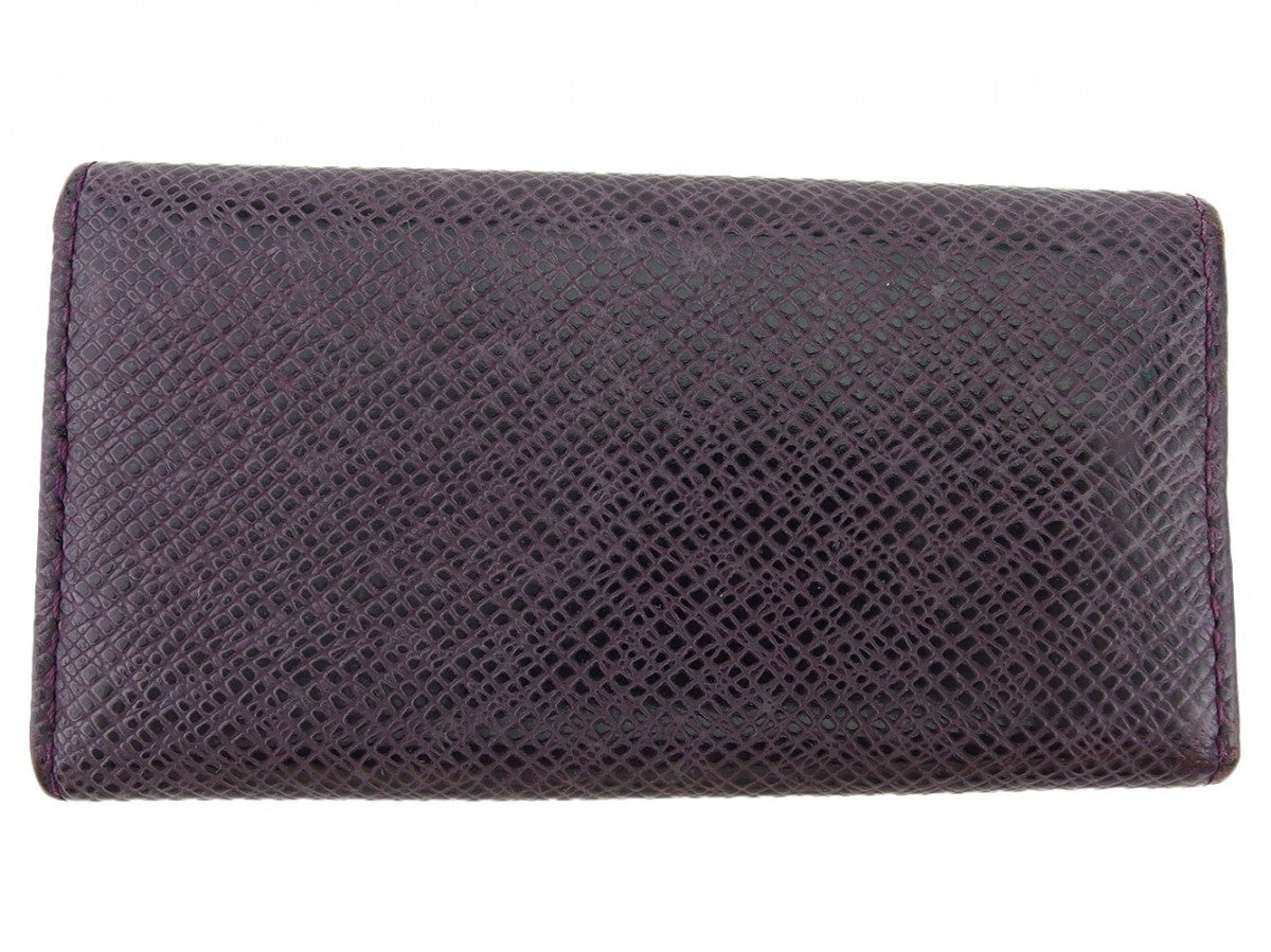 LOUIS VUITTON Key case Key holder  M30526 Purple brown Multicles4
