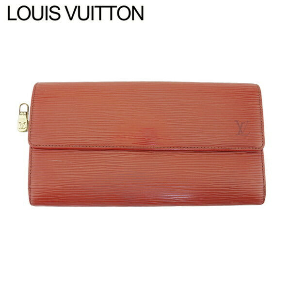 LOUIS VUITTON Long Wallet Purse Kenya Brown PortomonÃ© Credit