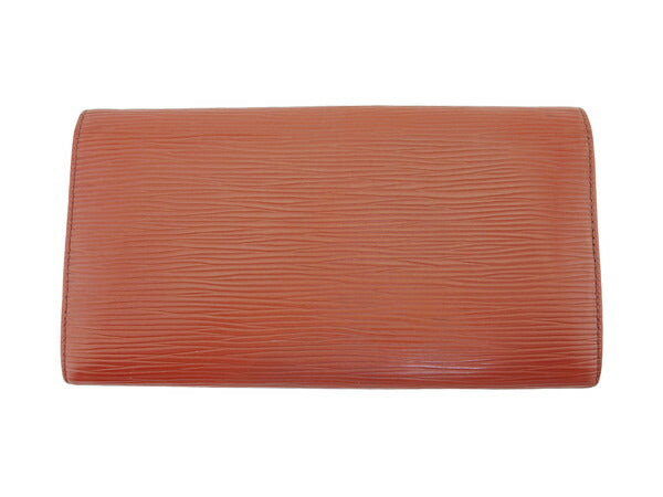 LOUIS VUITTON Long Wallet Purse Kenya Brown PortomonÃ© Credit
