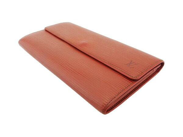 LOUIS VUITTON Long Wallet Purse Kenya Brown PortomonÃ© Credit