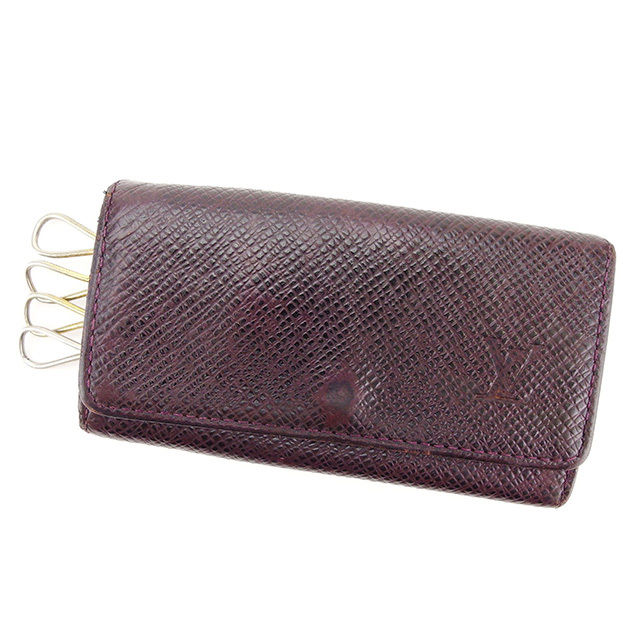LOUIS VUITTON Key case Key holder M30526 Akaji (red brown) /Multicles4