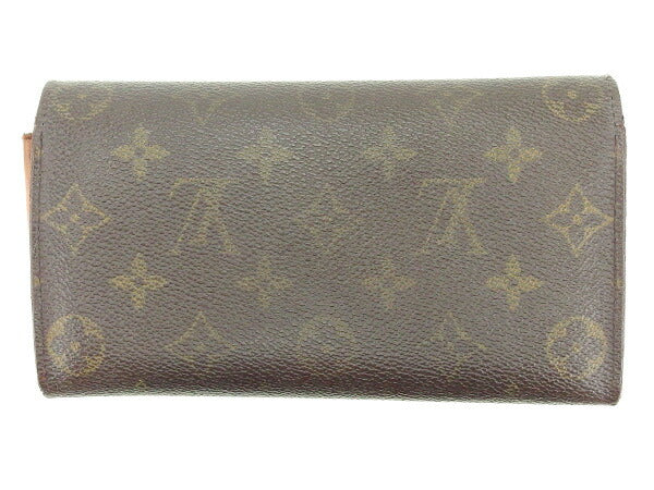 LOUIS VUITTON Long Wallet Purse M61725 Monogram canvas Brown Pochette Porto MonÃÂ©credi