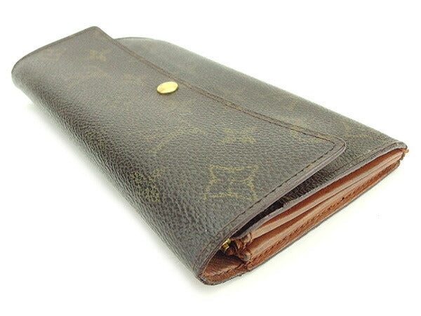 LOUIS VUITTON Long Wallet Purse M61725 Monogram canvas Brown Pochette Porto MonÃÂ©credi