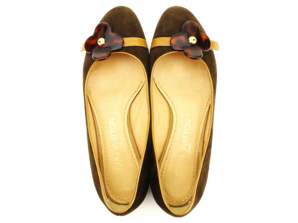 LOUIS VUITTON pumps Brown type 34