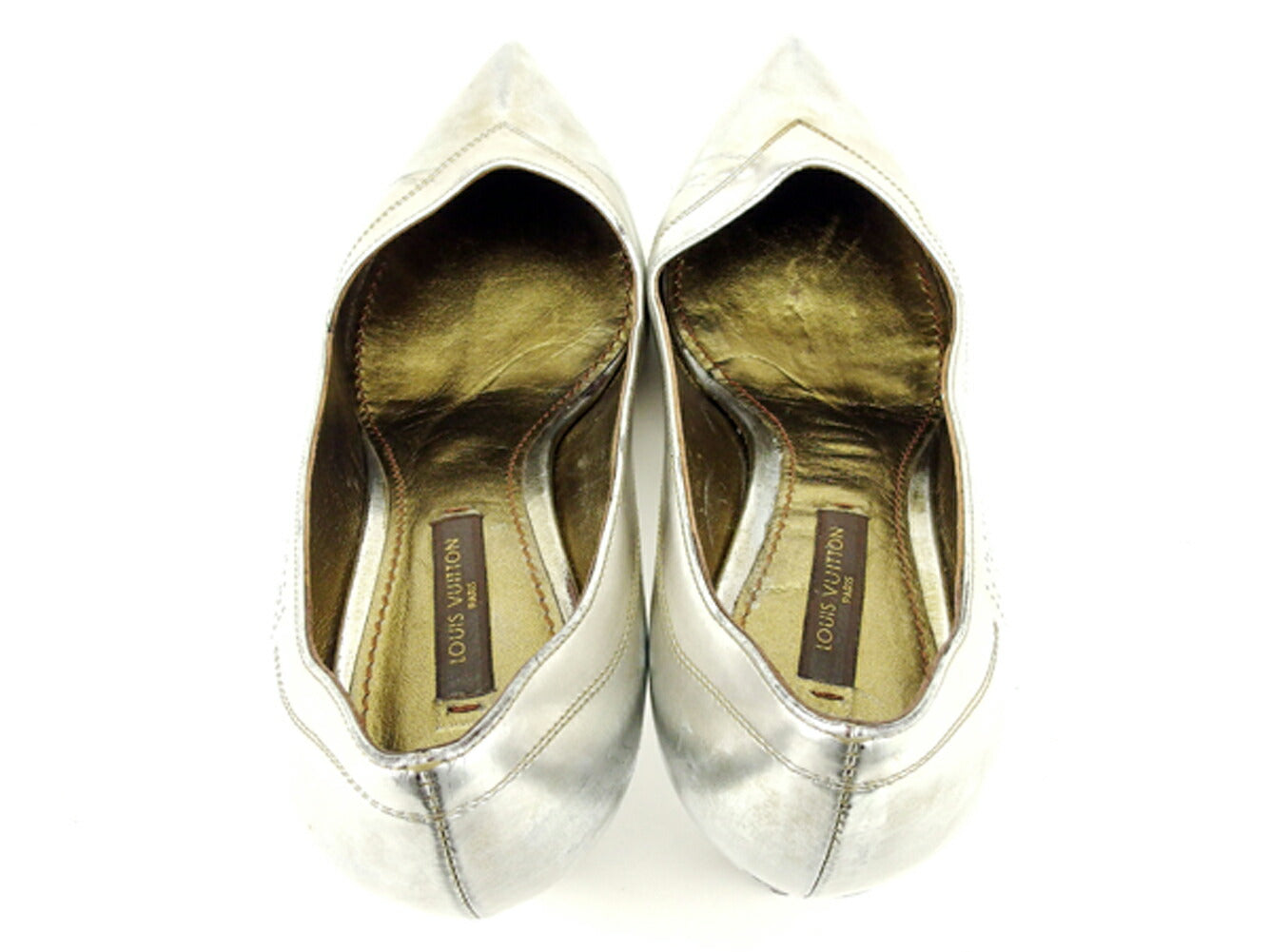 LOUIS VUITTON pumps Silver 36