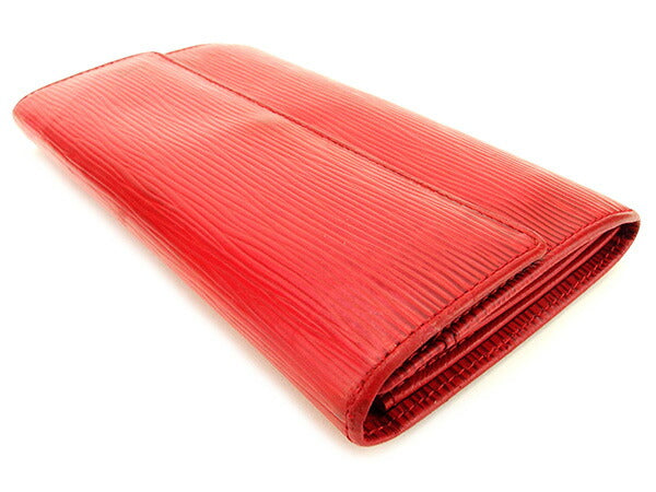 LOUIS VUITTON Long Wallet Purse M63577 Castilian red Pochette Porto MonÃÂ©credi