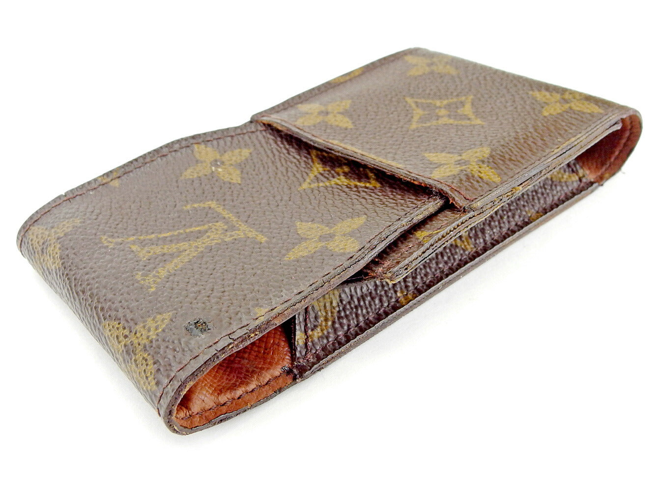 LOUIS VUITTON Cigarette case M63024 Brown type Etui cigarette