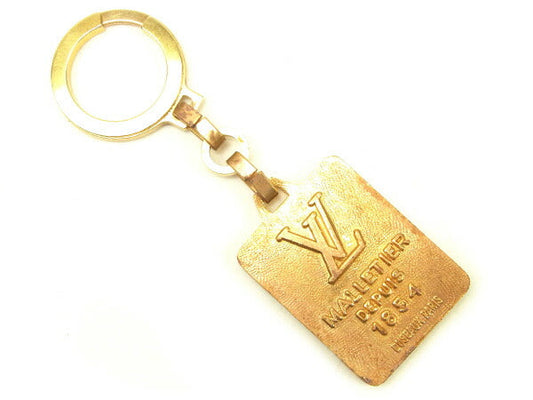 LOUIS VUITTON Key ring gold vintage