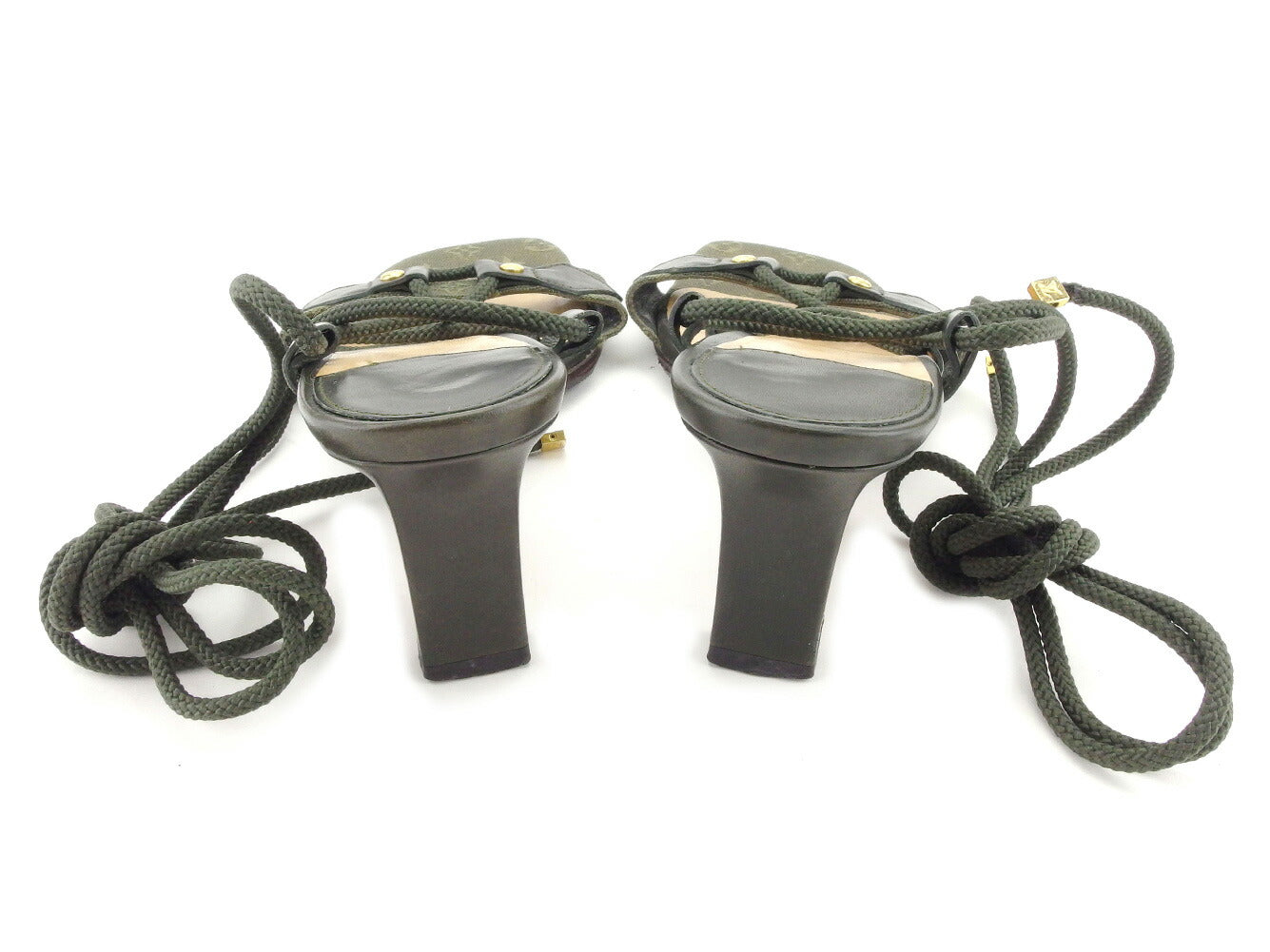 LOUIS VUITTON Sandals green #34