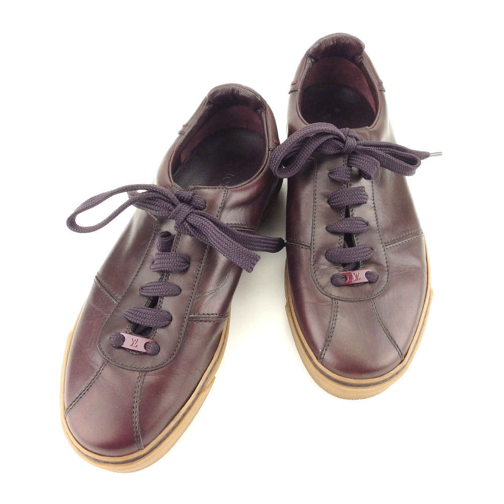 LOUIS VUITTON sneakers Dark Bordeauxx Beige x Brown type #5 Low-cut
