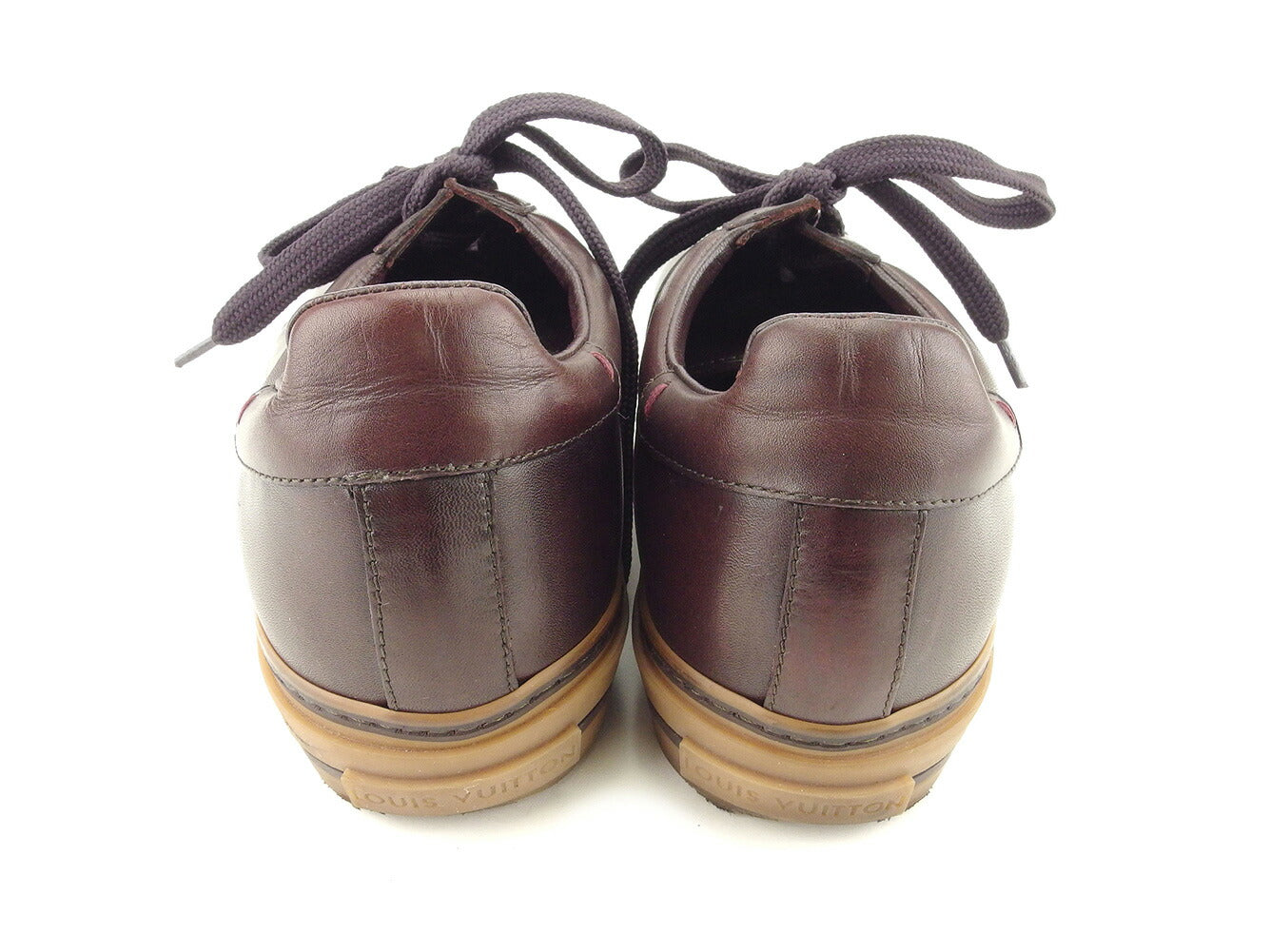 LOUIS VUITTON sneakers Dark Bordeauxx Beige x Brown type #5 Low-cut