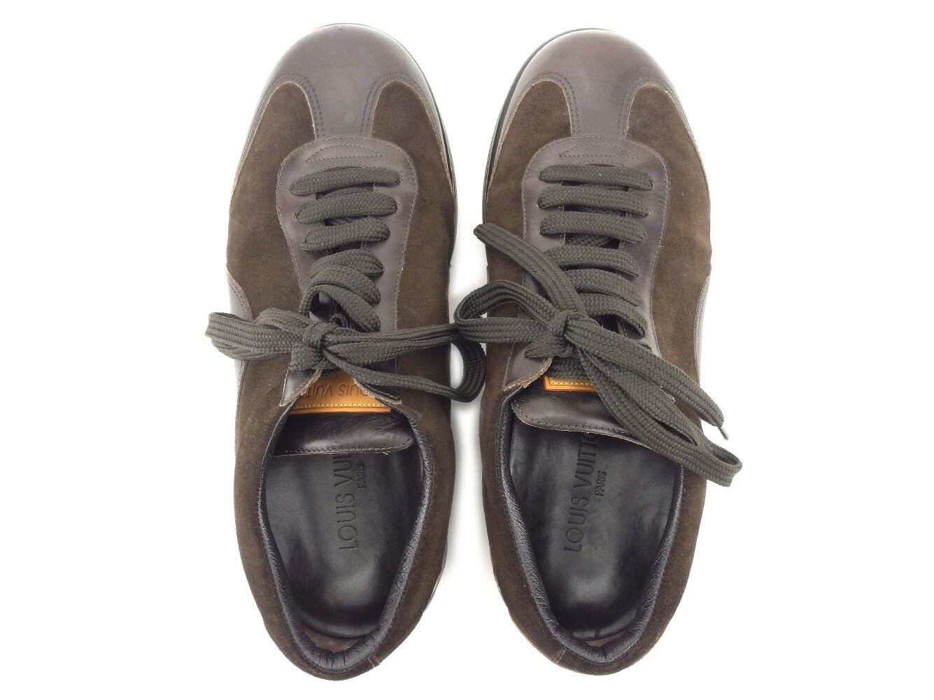 LOUIS VUITTON sneakers Brown beige #5 Low-cut