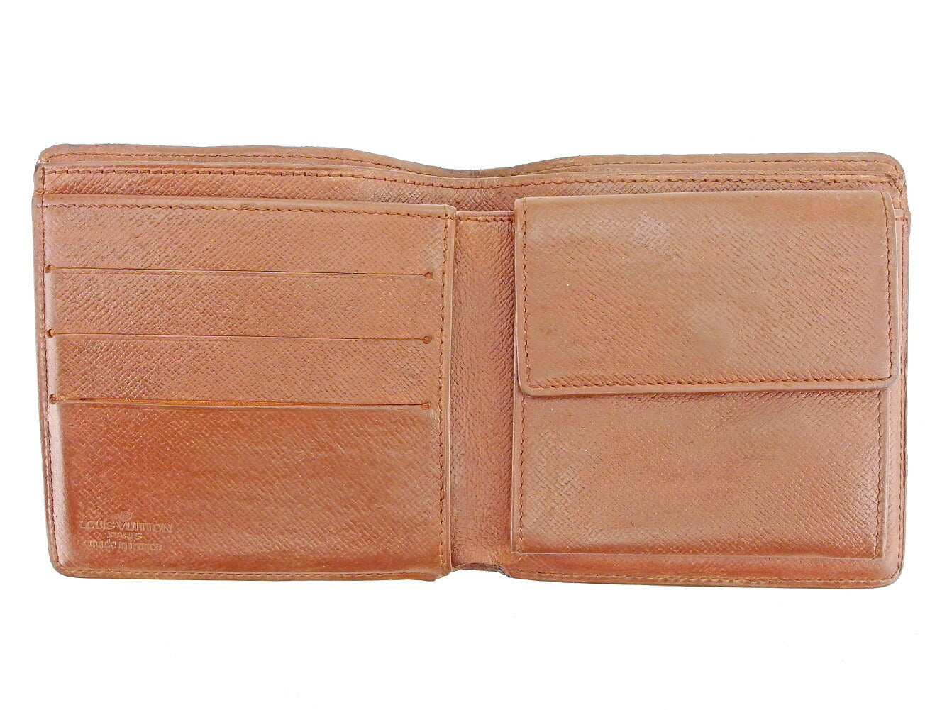 LOUIS VUITTON Long Wallet Purse M61725 Brown Pochette Porto MonÃÂ©credi