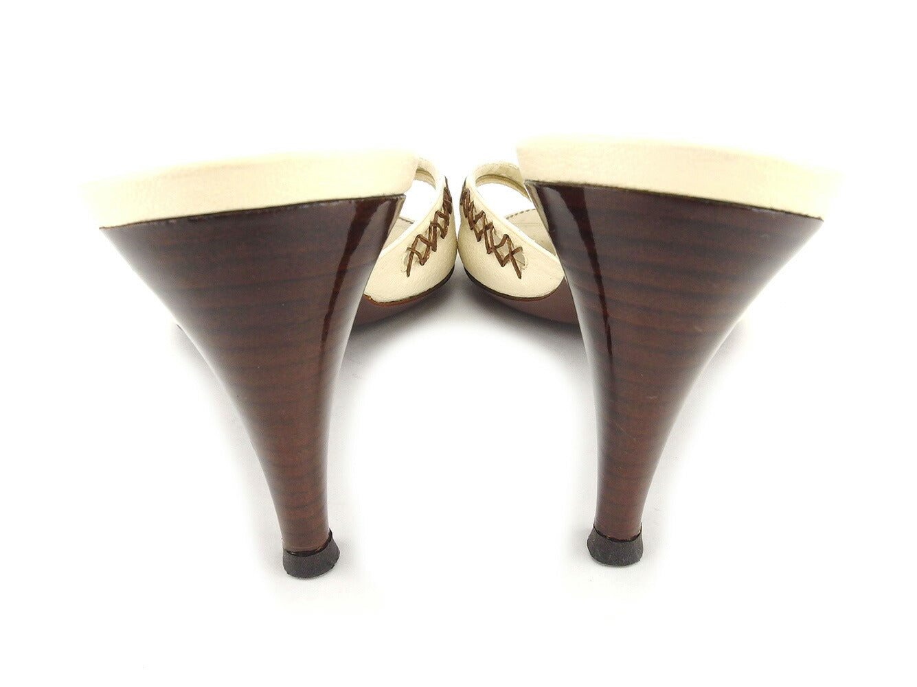 LOUIS VUITTON Sandals Beige gold #37 size