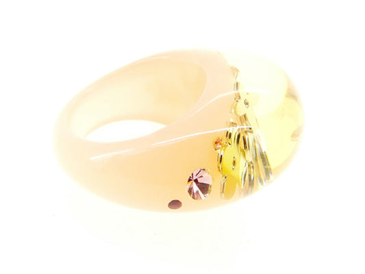 LOUIS VUITTON Ring Beige gold Unclusion Ring