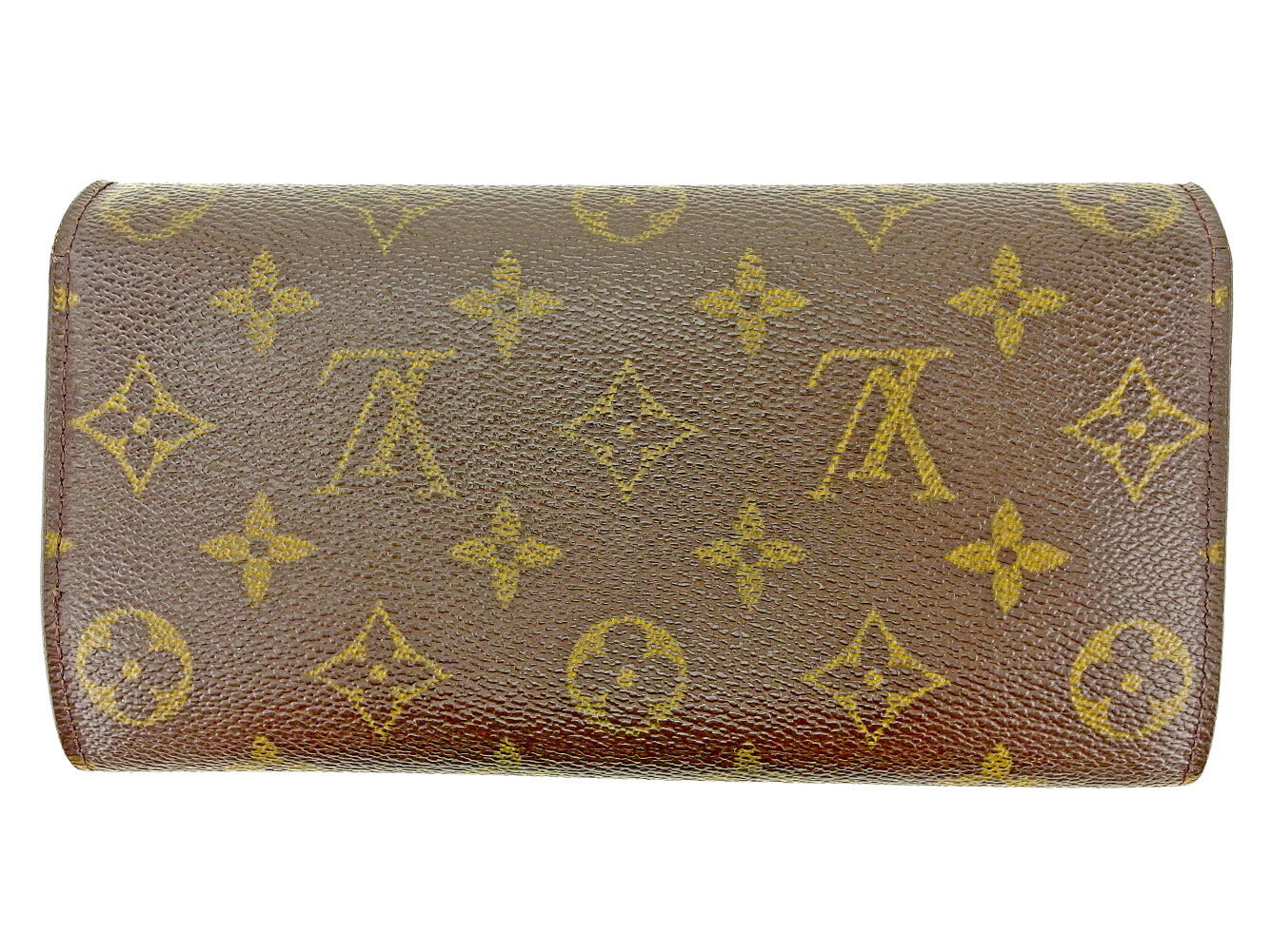 LOUIS VUITTON Long Wallet Purse M61725 Brown Pochette Porto MonÃÂ©credi