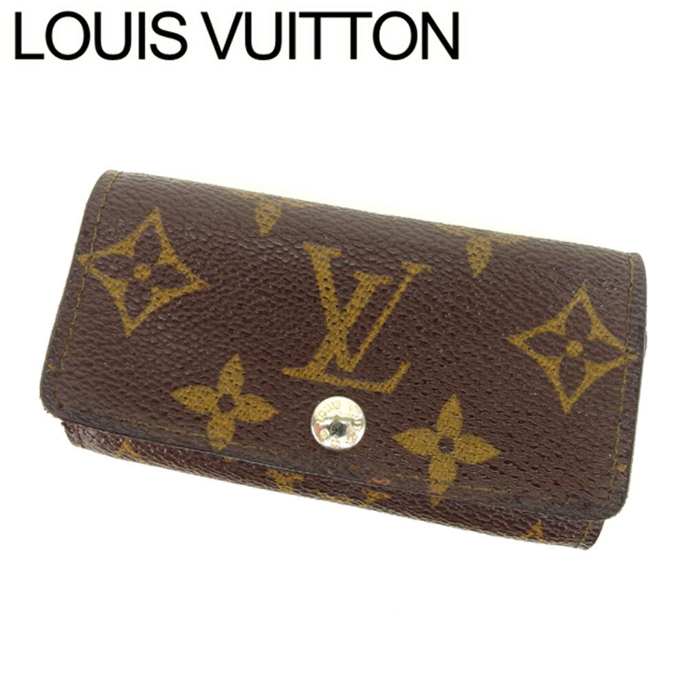 LOUIS VUITTON Key case Key holder M62631 Brown Multicles4