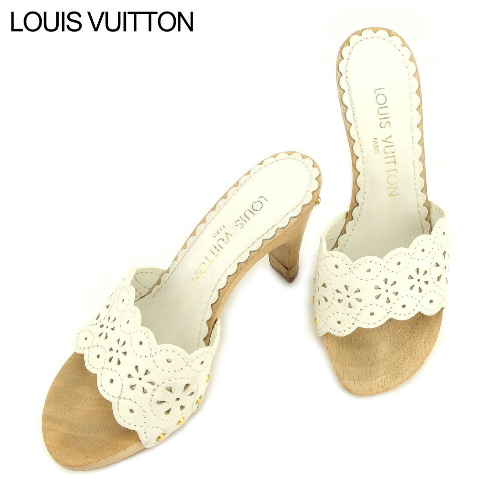 LOUIS VUITTON Sandals white 34