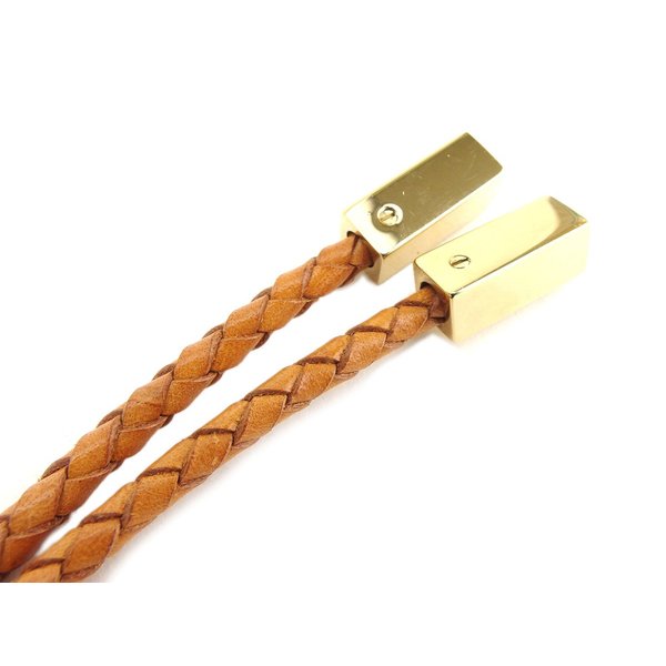 LOUIS VUITTON belt M67302 Beige gold Saintur VVN Trece