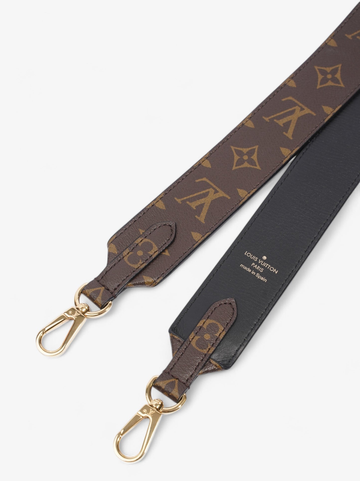 Louis Vuitton Bandouliere Bag Strap Monogram / Gold Canvas