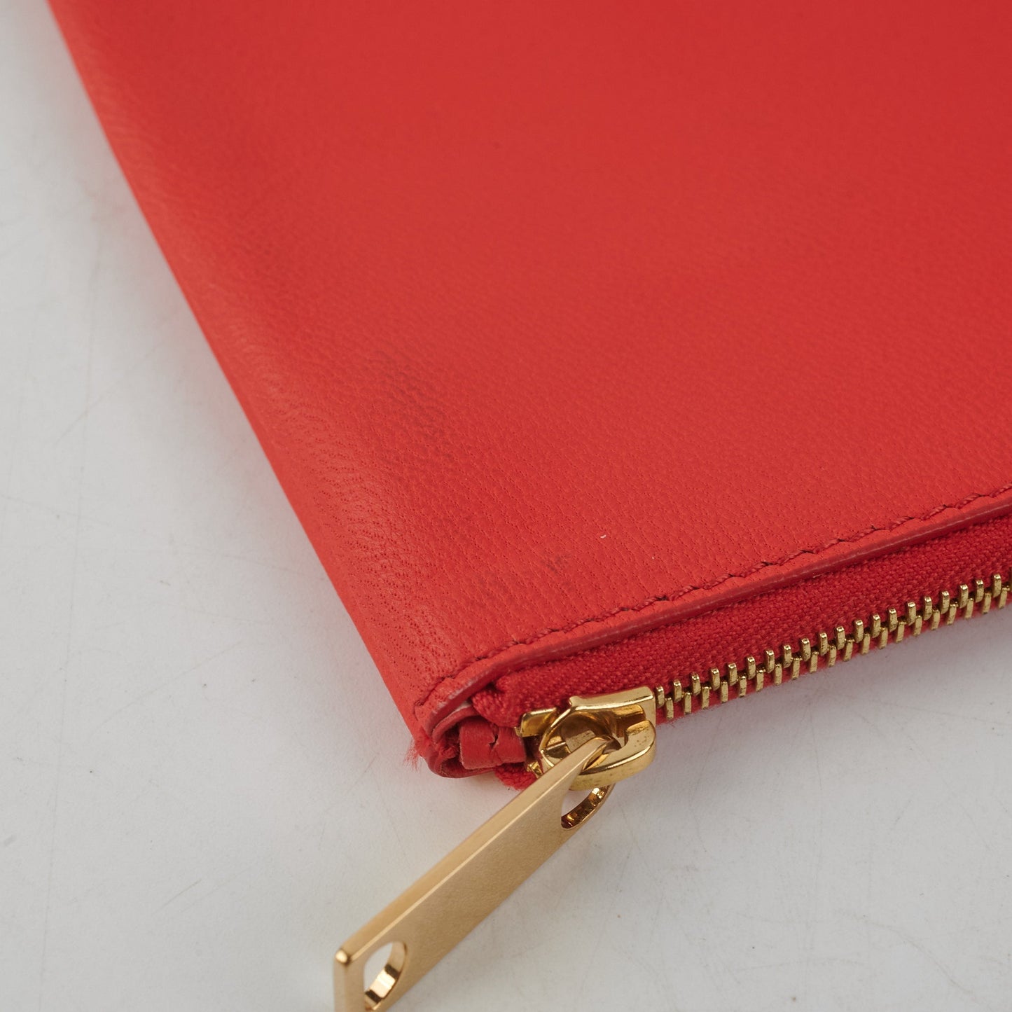 Luxury CELINE Pouch Red/Taupe