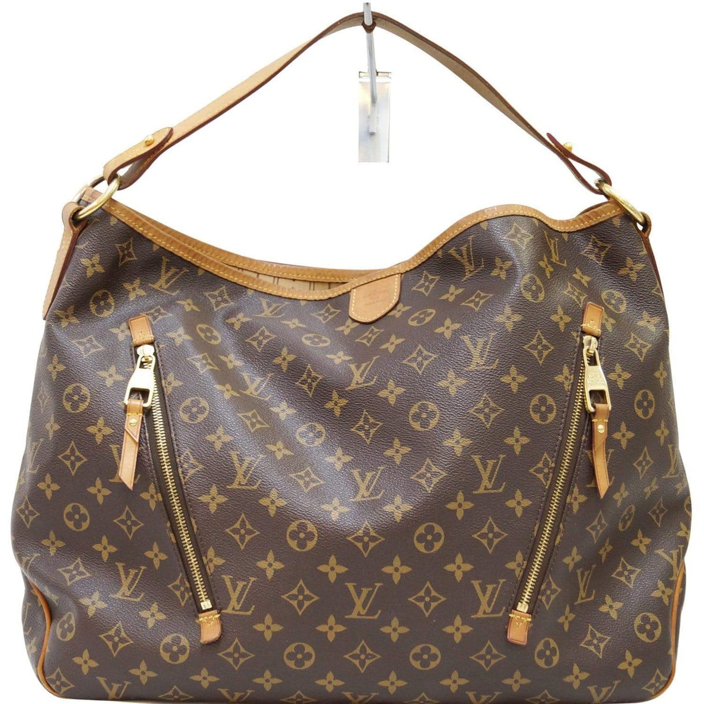 LOUIS VUITTON Delightful GM Monogram Canvas  Shoulder Bag Brown
