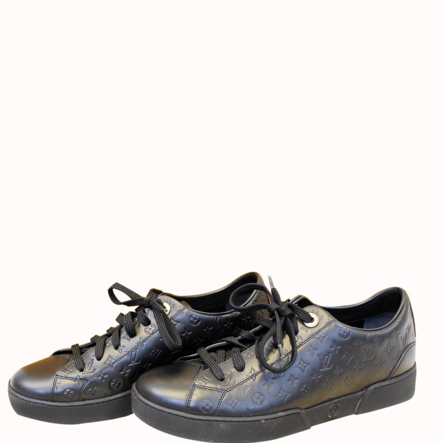 LOUIS VUITTON Black Monogram Empreinte Stellar Sneaker Size US 7 - Last Call