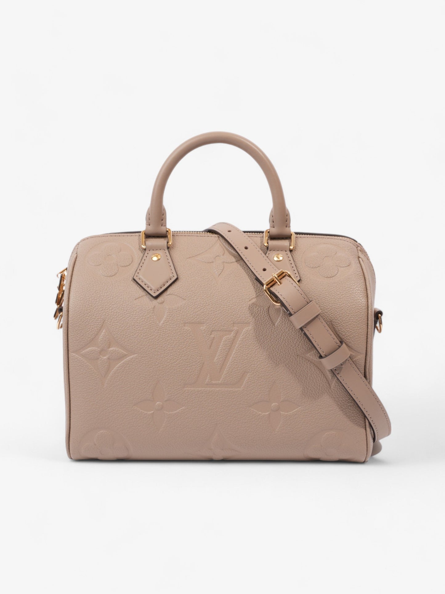 Louis Vuitton Speedy BandouliÃ¨re 25 Dune Empreinte Leather
