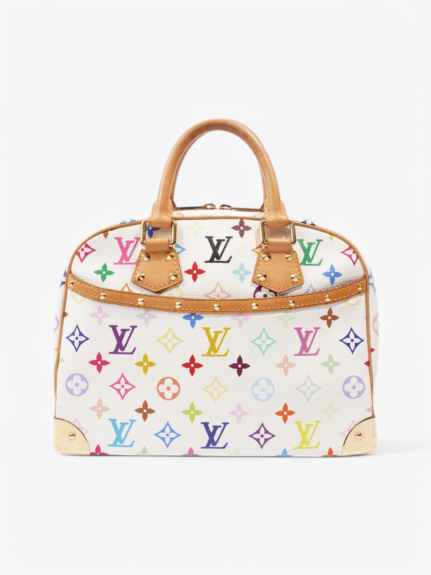 Louis Vuitton x Murakami Monogram Multicolor Trouville Bag White  / Multicolour Coated Canvas