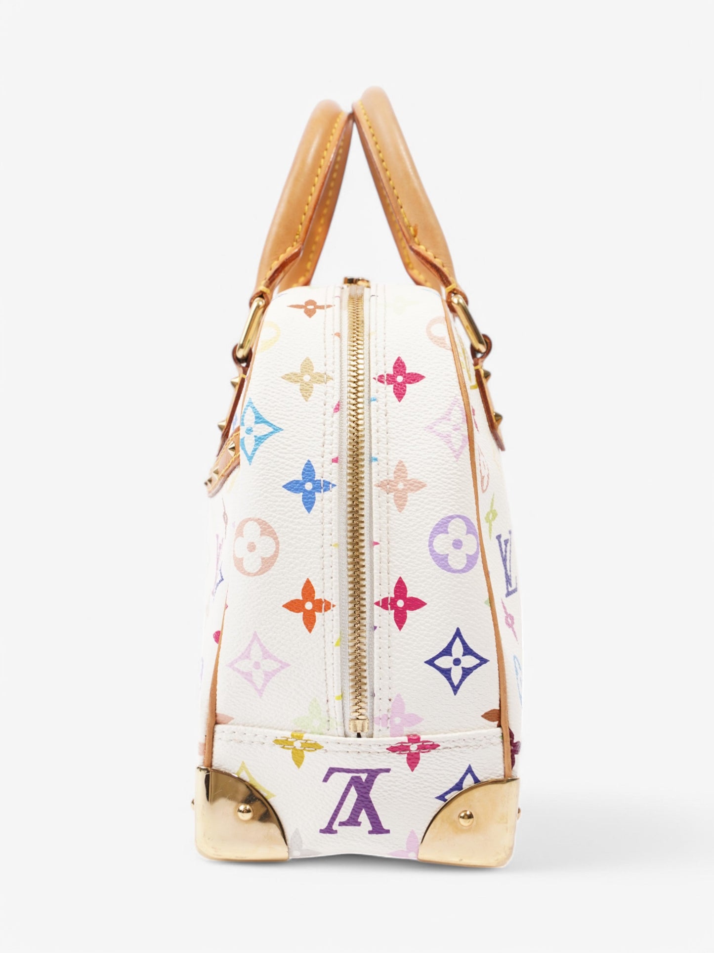Louis Vuitton x Murakami Monogram Multicolor Trouville Bag White  / Multicolour Coated Canvas