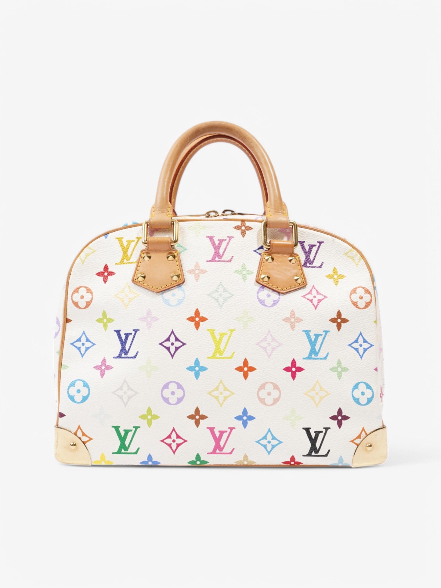 Louis Vuitton x Murakami Monogram Multicolor Trouville Bag White  / Multicolour Coated Canvas